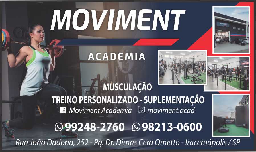 ACADEMIA MOVIMENT em Iracemápolis