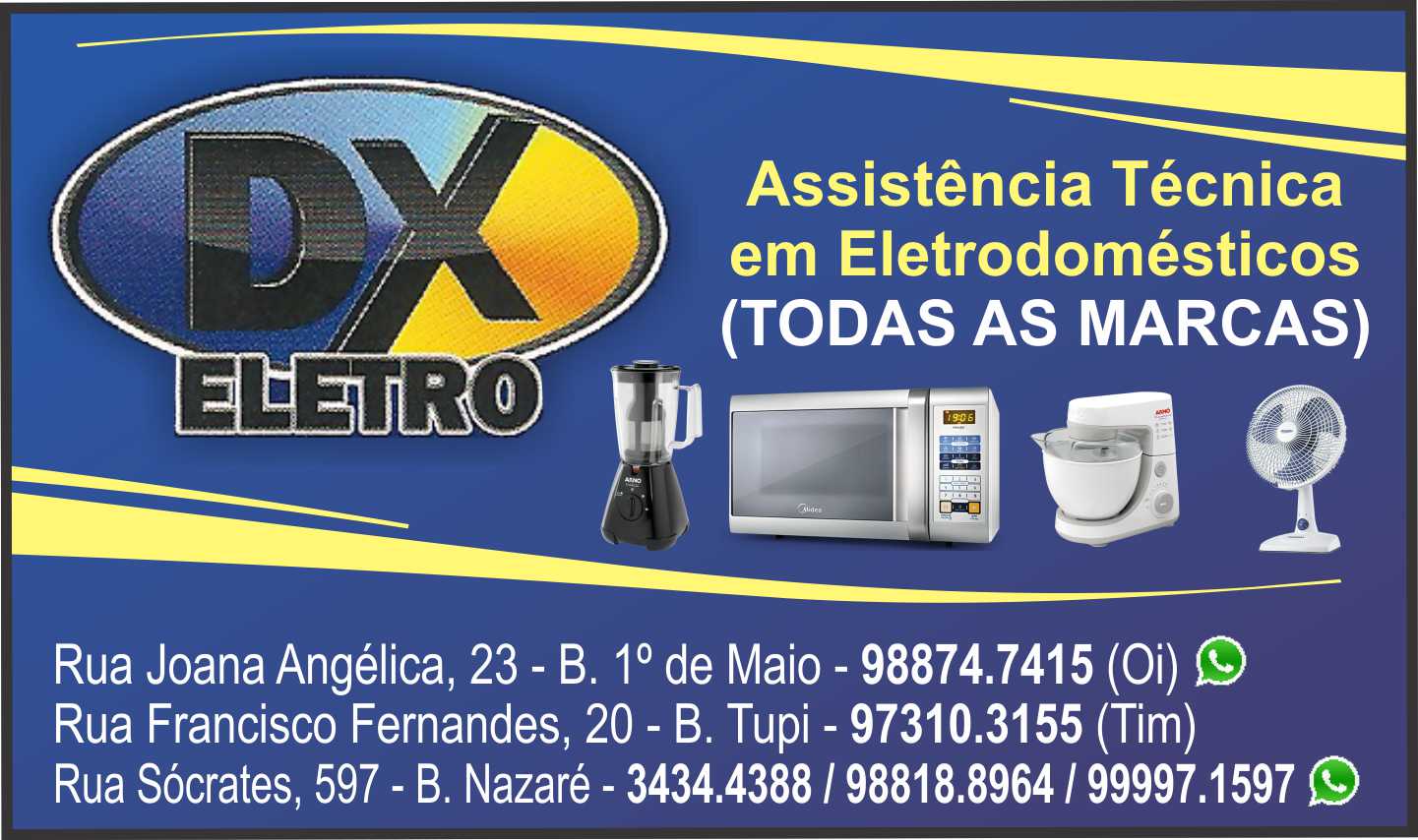 DX ELETRODOMÉSTICOS em Contagem